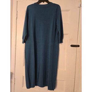Talbots Teal Sweater Dress, Size X